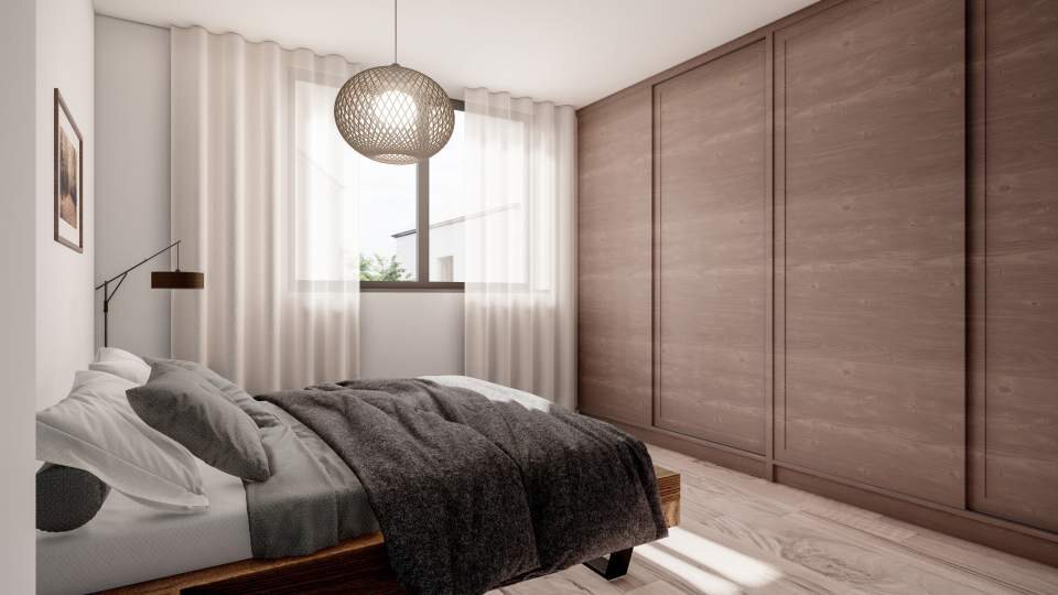 Am Wald – Visualisierung Schlafzimmer